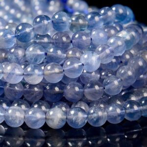 Natural Rare Feather Blue Fluorite Gemstone Grade AA Round 7MM 8MM 9MM Loose Beads (D581) Natural Rare Feather Blue Fluorite Gemstone Grade AA Round 7MM 8MM 9MM Loose Beads (D581)