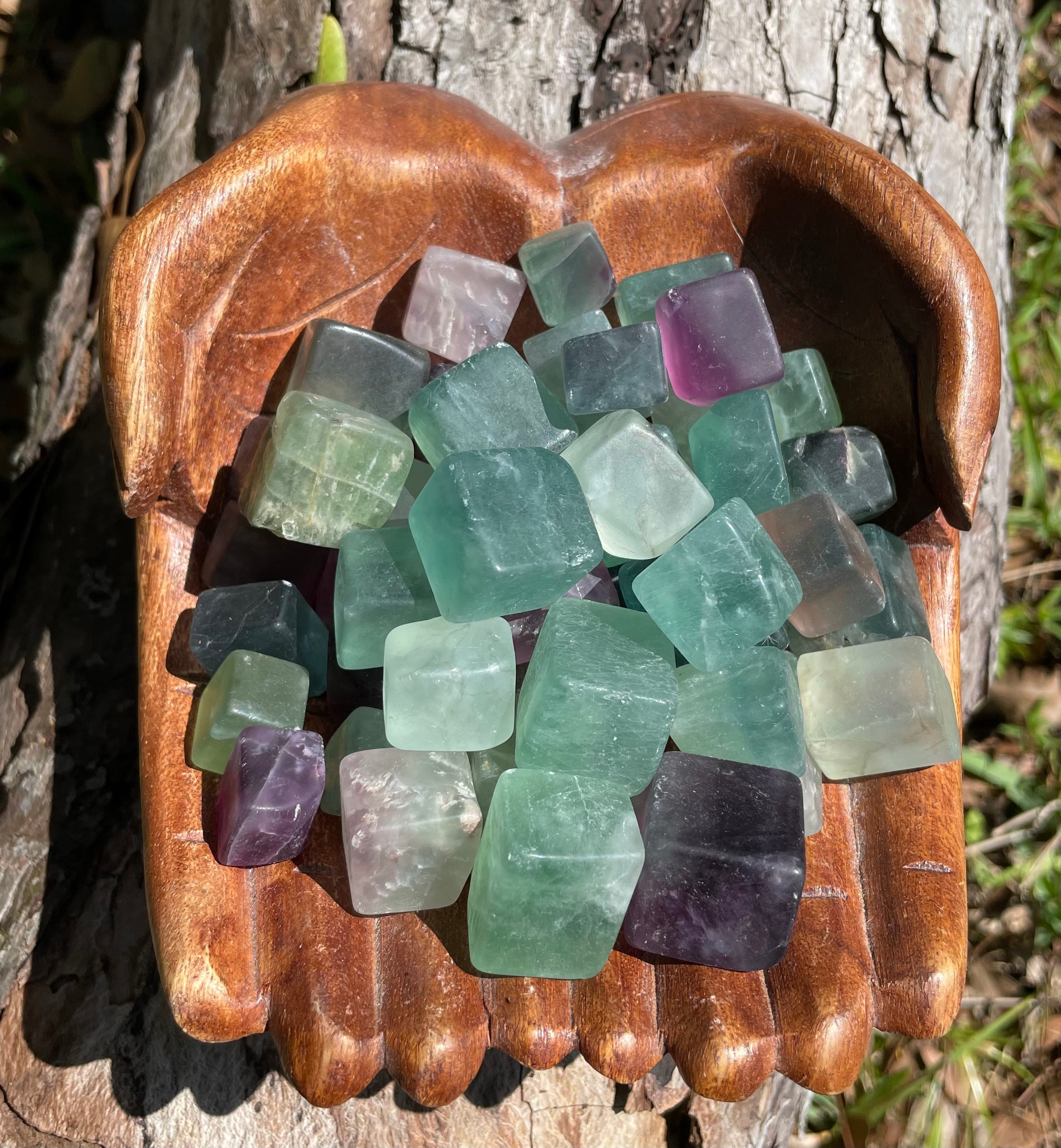 Fluorite, Fluorite Cube, Qty. 1