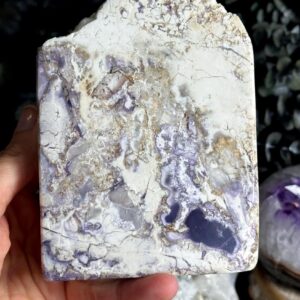 Standing Tiffany Stone Free Form, Utah Opalized Fluorite