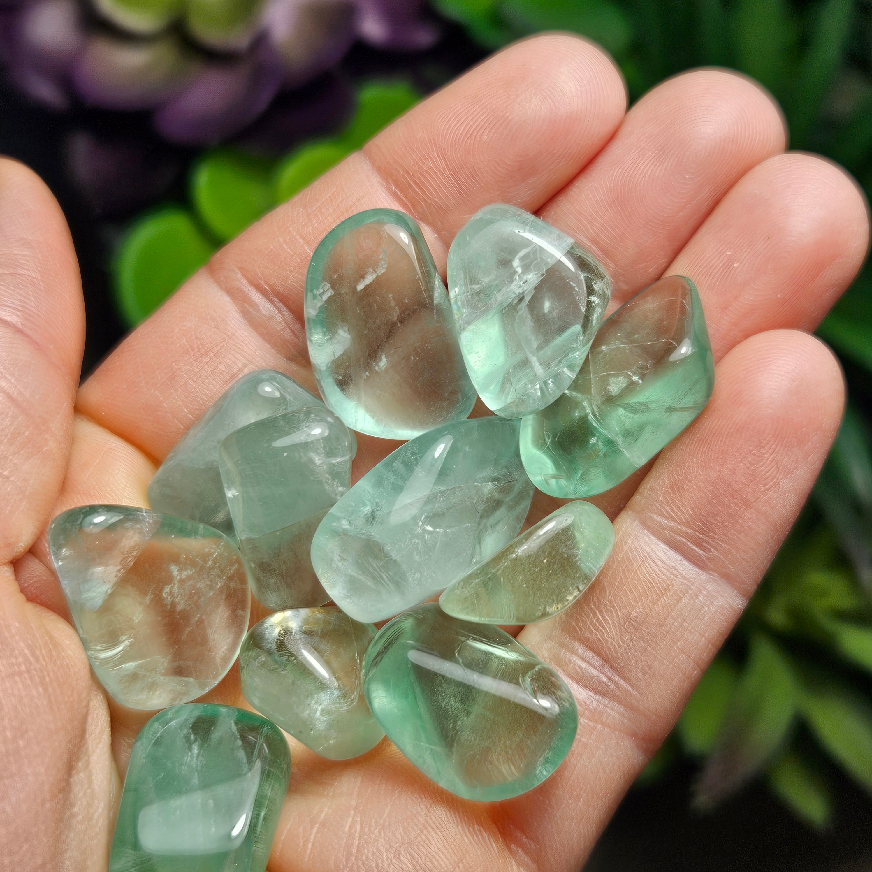 Green Fluorite Crystal - Tumbled Green Fluorite - Polished Green Fluorite - Fluorite Gemstone - Natural Green Fluorite - Tumbled Stone Green Fluorite Crystal - Tumbled Green Fluorite - Polished Green Fluorite - Fluorite Gemstone - Natural Green Fluorite - Tumbled Stone