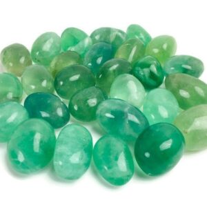 Green Fluorite Crystal: Round Tumbled Gemstone (15-30mm)