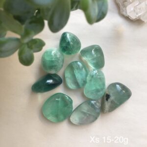 Green Fluorite Tumbled Stone, Polished Crystal Green Fluorite Tumbled Stone, Polished Crystal