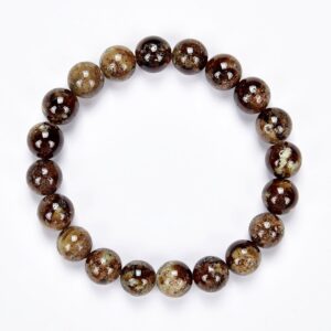 Natural Green Garnet Gemstone Round Bracelet 8mm 10mm 7.5 Inch Strand Bulk Lot 1, 2, 6, 12 And 50 (s20)