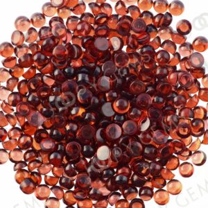 Almandine Garnet Cabochon 3mm Round - Per Stone