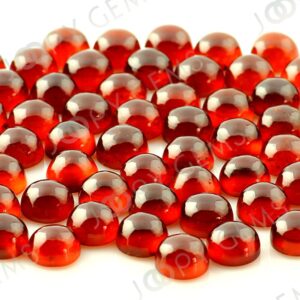 Hessonite Garnet Cabochon 8mm Round - Per Stone