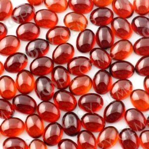Hessonite Garnet Cabochon 8x6mm Oval - Per Stone