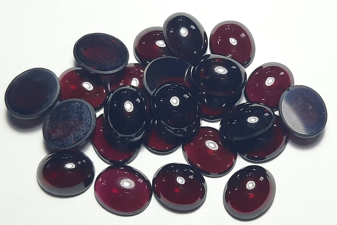 Natural Garnet Oval Cabochon Gemstone,sizes 3x5 To 15x20 Mm For Jewelry,ring,earing,bracelets,pendent,cabochon,meditation,chakra Healing.