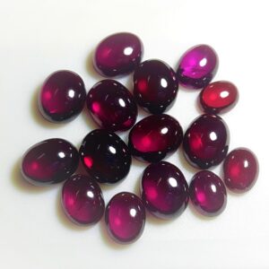 Natural Rhodolite Garnet Oval Cabochon Gemstone: Ring,earing,pendent,bracelets Jewelry,necklace,craft,healing,birthstone,gift,love,purity