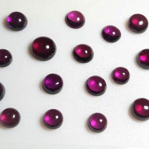 Natural Rhodolite Garnet Round Cabochon Gemstone: Ring,earing,pendent,bracelets Jewelry,necklace,craft,healing,birthstone,gift,love,purity