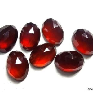 Reddish Garnet Rosecut Oval Cabochon: 10x14mm Loose Gemstone