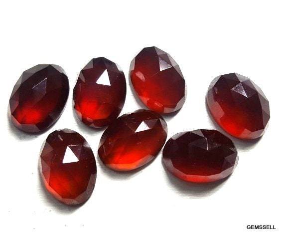Reddish Garnet Rosecut Oval Cabochon: 10x14mm Loose Gemstone
