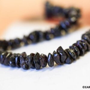 M/ Garnet 6-8mm Nugget beads 16" strand Size varies Routinely enhanced red gemstone beads For jewelry making