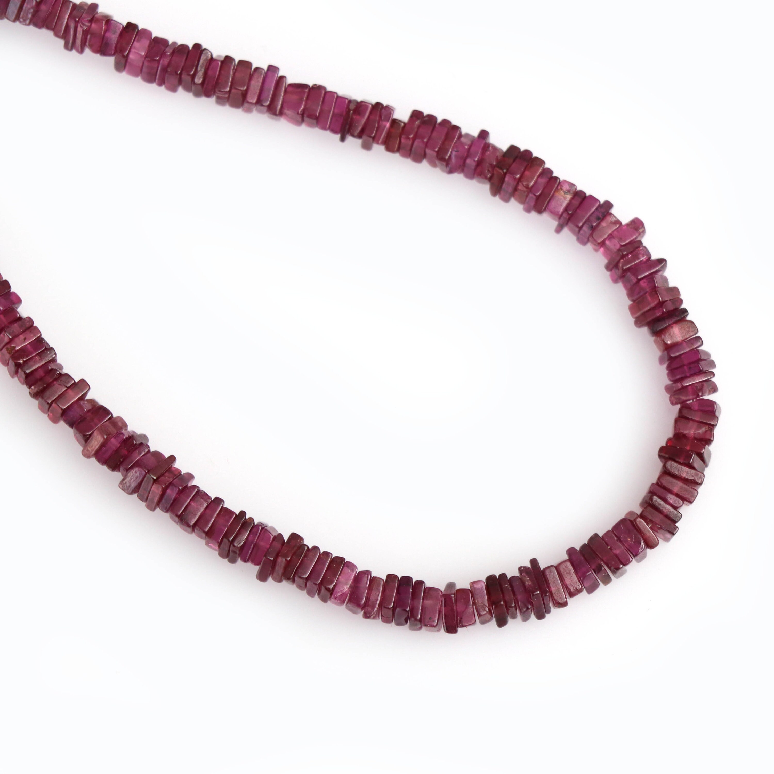 Garnet Smooth Square Chips Beads ,3.5 Mm To 4.5 Mm, Garnet Square, Garnet Handmade Jewelry Making Gemstone, 8 Inch ,price For Strand
