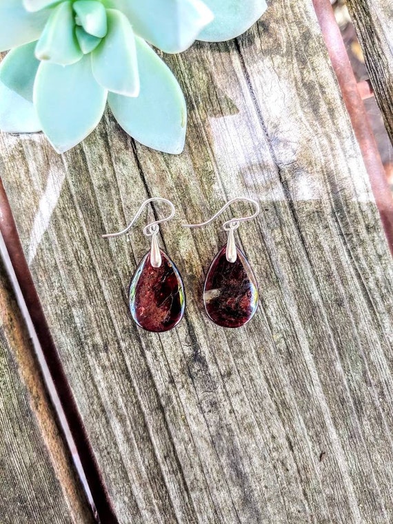 Sterling Silver Garnet Earrings. Elegant Garnet Earrings. Red Garnet Earrings Sterling Silver Garnet Earrings. Elegant Garnet Earrings. Red Garnet Earrings