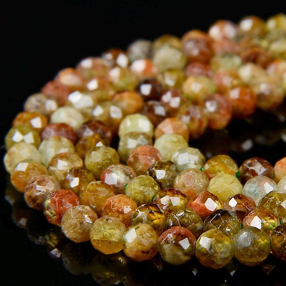 2mm Natural Green Garnet Gemstone Grade Aa Micro Faceted Round Beads 15 Inch Full Strand Bulk Lot 1,2,6,12 And 50 (80017303-p76)