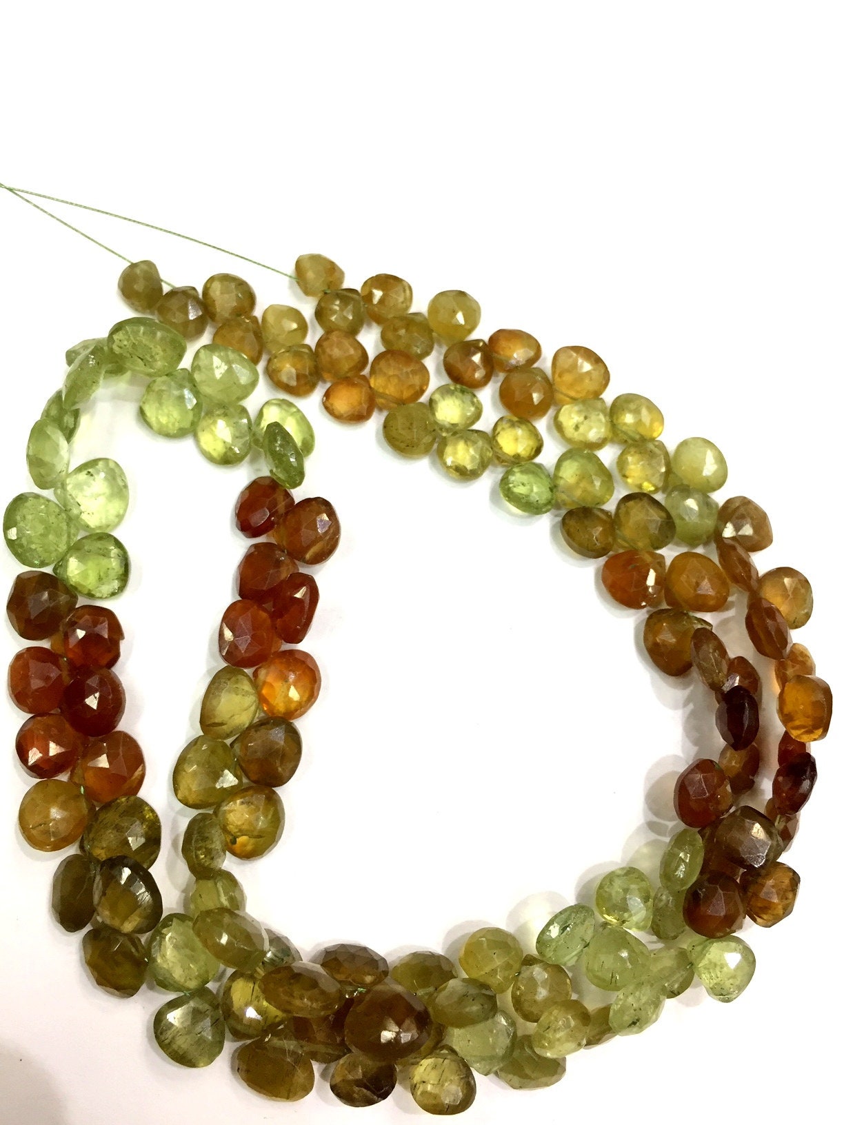 Natural Grossular Garnet Faceted Pear Shape Beads Garnet Gemstone Beads Jewelry Making Beads 18" Strand Top Quality Natural Grossular Garnet Faceted Pear Shape Beads Garnet Gemstone Beads Jewelry Making Beads 18" Strand Top Quality