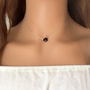 Elegant Garnet Necklace - Perfect Gift for Her