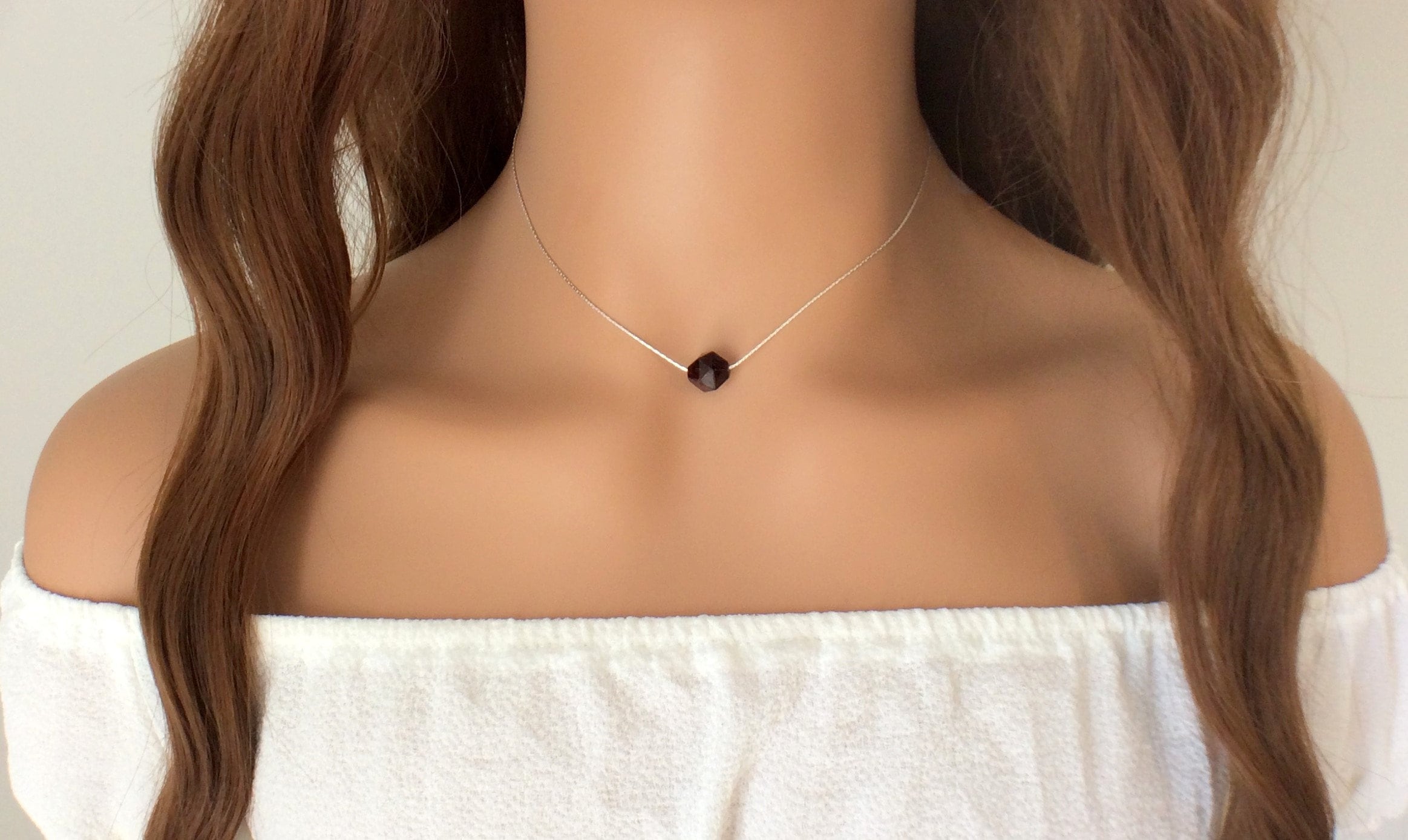 Elegant Garnet Necklace - Perfect Gift For Her