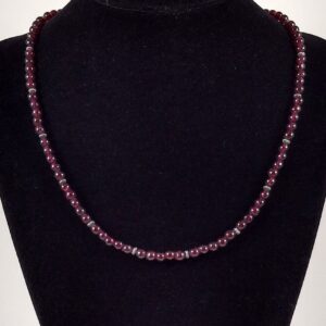Rhodolite Garnet And Sterling Silver Necklace Handmade By Chris Hay