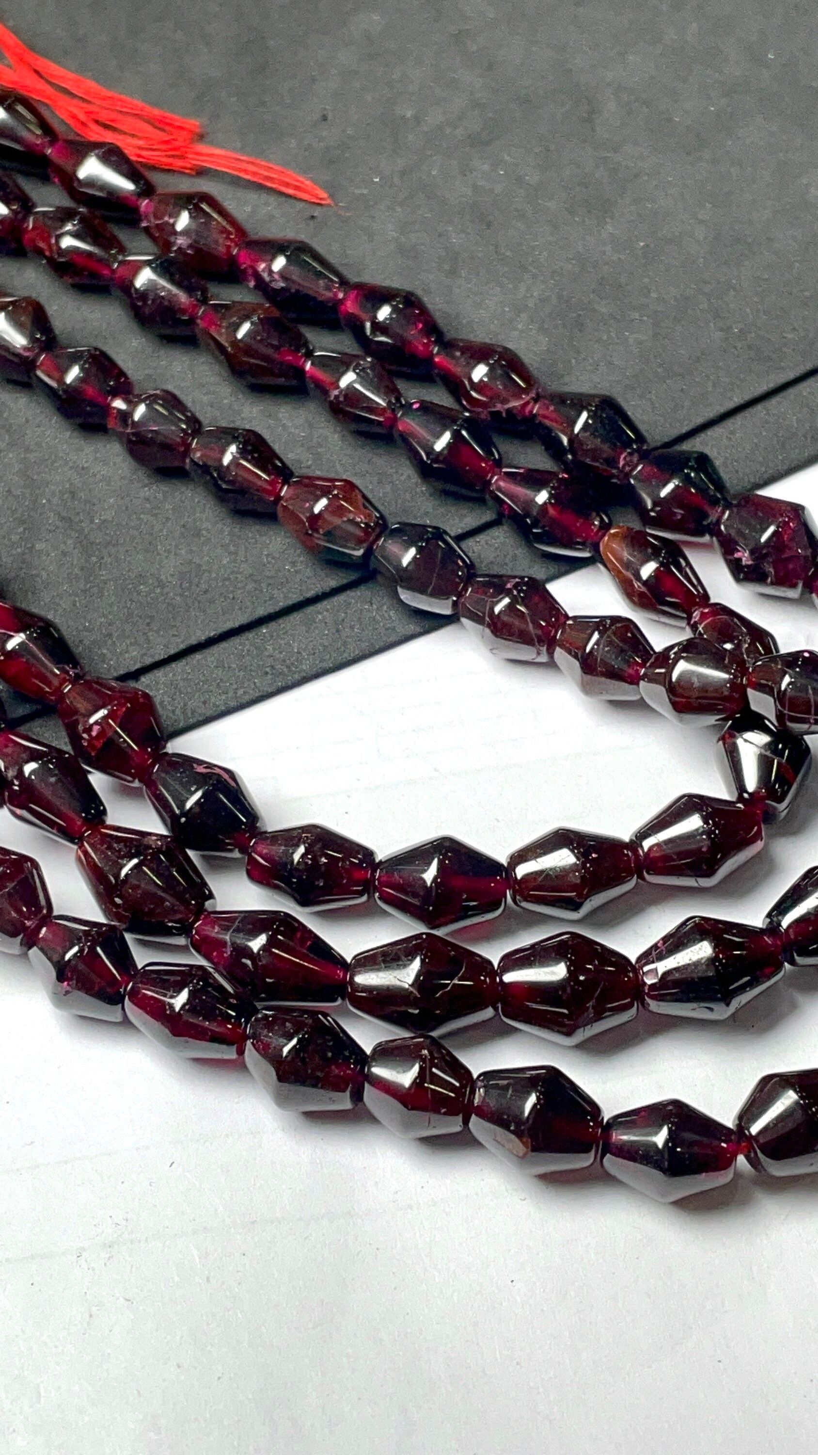 Aaa Natural Garnet Plain Barrel Shape Gemstone Beads, Size- 7/11 Mm Smooth Dholki Shape Beads, 13 Inches Strand For Making Jewelry Aaa Natural Garnet Plain Barrel Shape Gemstone Beads, Size- 7/11 Mm Smooth Dholki Shape Beads, 13 Inches Strand For Making Jewelry