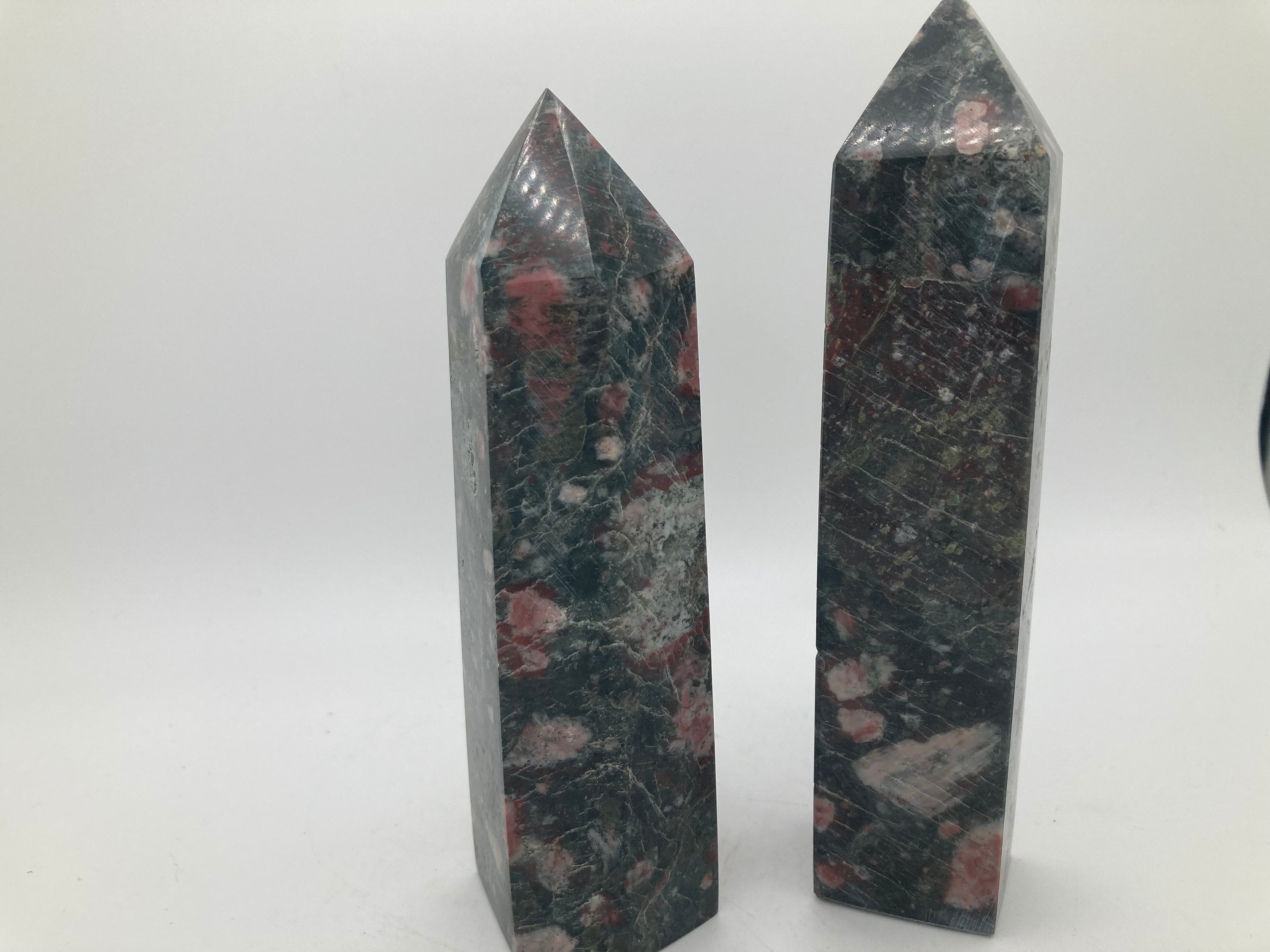 Arfvedsonite With Garnet Tower Points