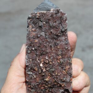 GARNET TOWER DISPLAYS * 4 Choices w/ Sparkly Druzy, Standing Carved Crystal Mineral Cluster * Red + Orange Color * South Africa