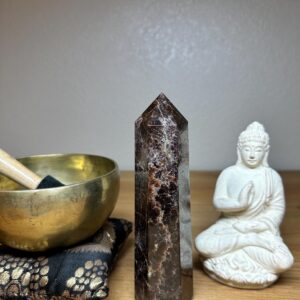 Garnet Tower- Grounding Energy , Promotes Calm, Home/Office Decor-#1454