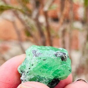 AAA+ Raw TSAVORITE GARNET Crystal _ Natural Tsavorite Grenet Roghf Gemstone Natural Raw Tsavorite Garnet Crystal For Healing 55crt