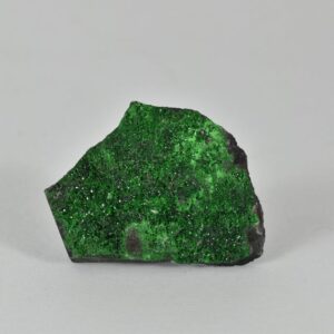 Raw Uvarovite Garnet Crystals on Matrix, Russia Mineral Specimen