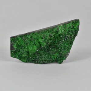 Raw Uvarovite Garnet Specimen, Crystals on Matrix, Russia