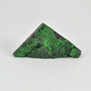 Raw Uvarovite Garnet Specimen, Green Crystals on Matrix, Russia