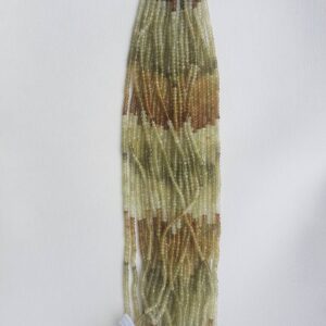 4 Strands Of Grosler Garnet Rondelle Facetted 3.5-4mm 13"