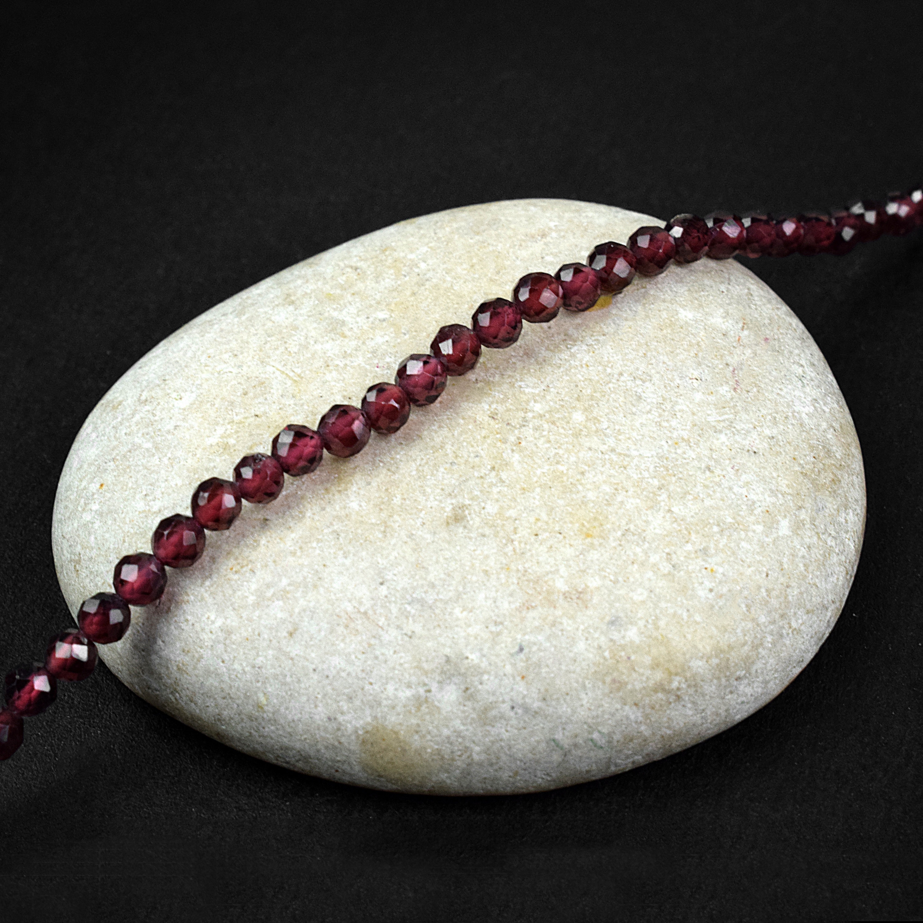5 Strands Natural Quality Red Garnet Beads 4 Mm Rondelle Beads 12 Inch Beads Natural Beads Gemstone Beads Diy Beads Loose Beads