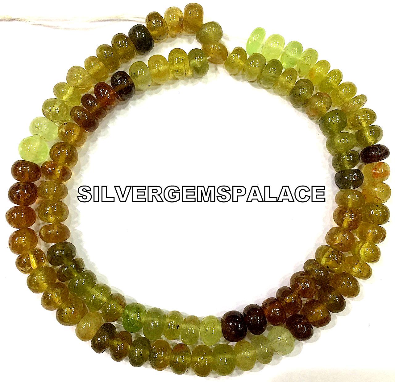Natural Grossular Garnet Rondelle Beads 7.mm Rondelle Beads Smooth Garnet Gemstone Beads Garnet Strand Polished Garnet Beads String Top.