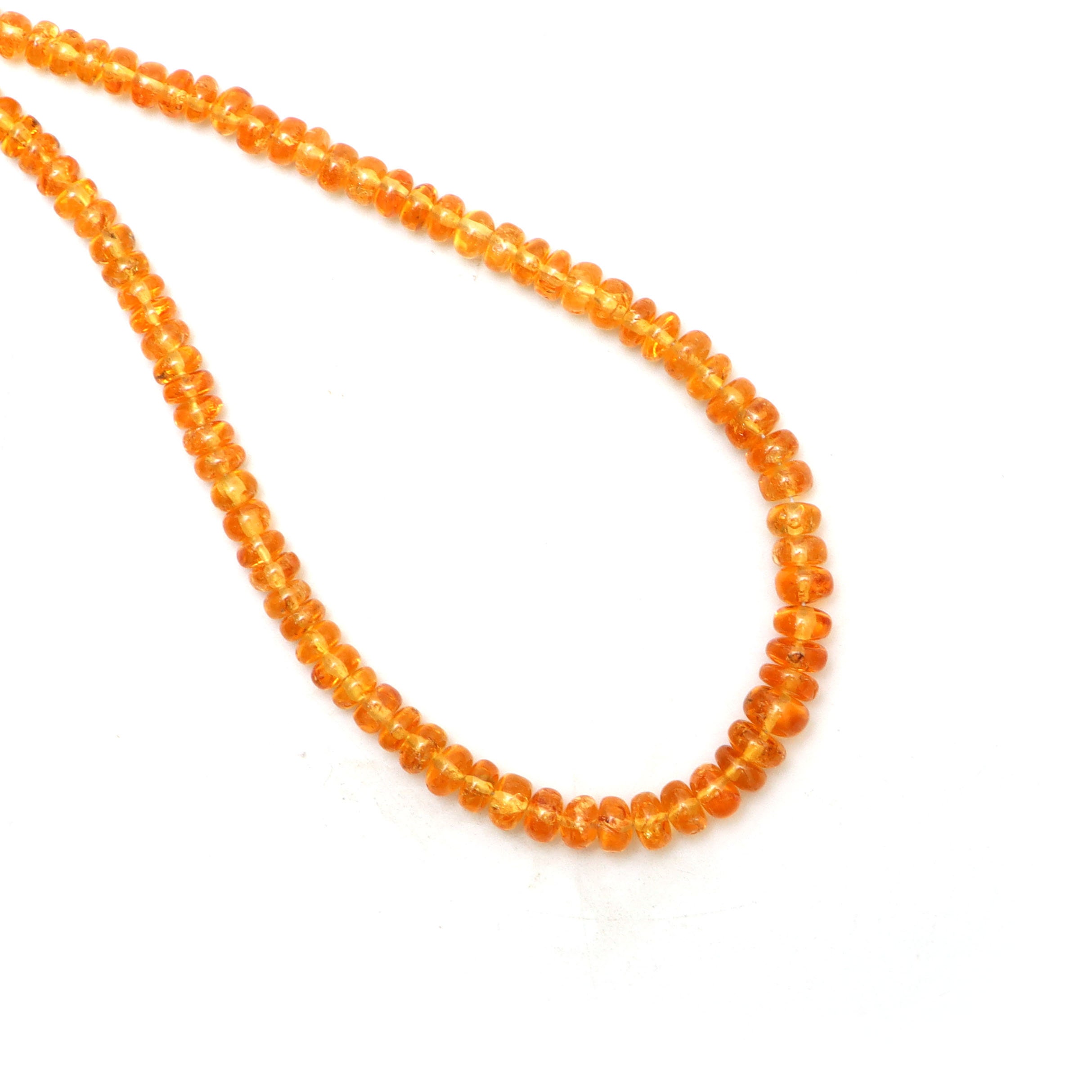 Spessartite Smooth Rondelle Beads, 4 Mm To 5.5 Mm, Spessartite Beads, Spessartite Garnet, 14 Inches Full Strand, Price Per Strand Spessartite Smooth Rondelle Beads, 4 Mm To 5.5 Mm, Spessartite Beads, Spessartite Garnet, 14 Inches Full Strand, Price Per Strand