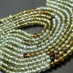 1 / 2 Strand Of Grossular Garnet Rounds