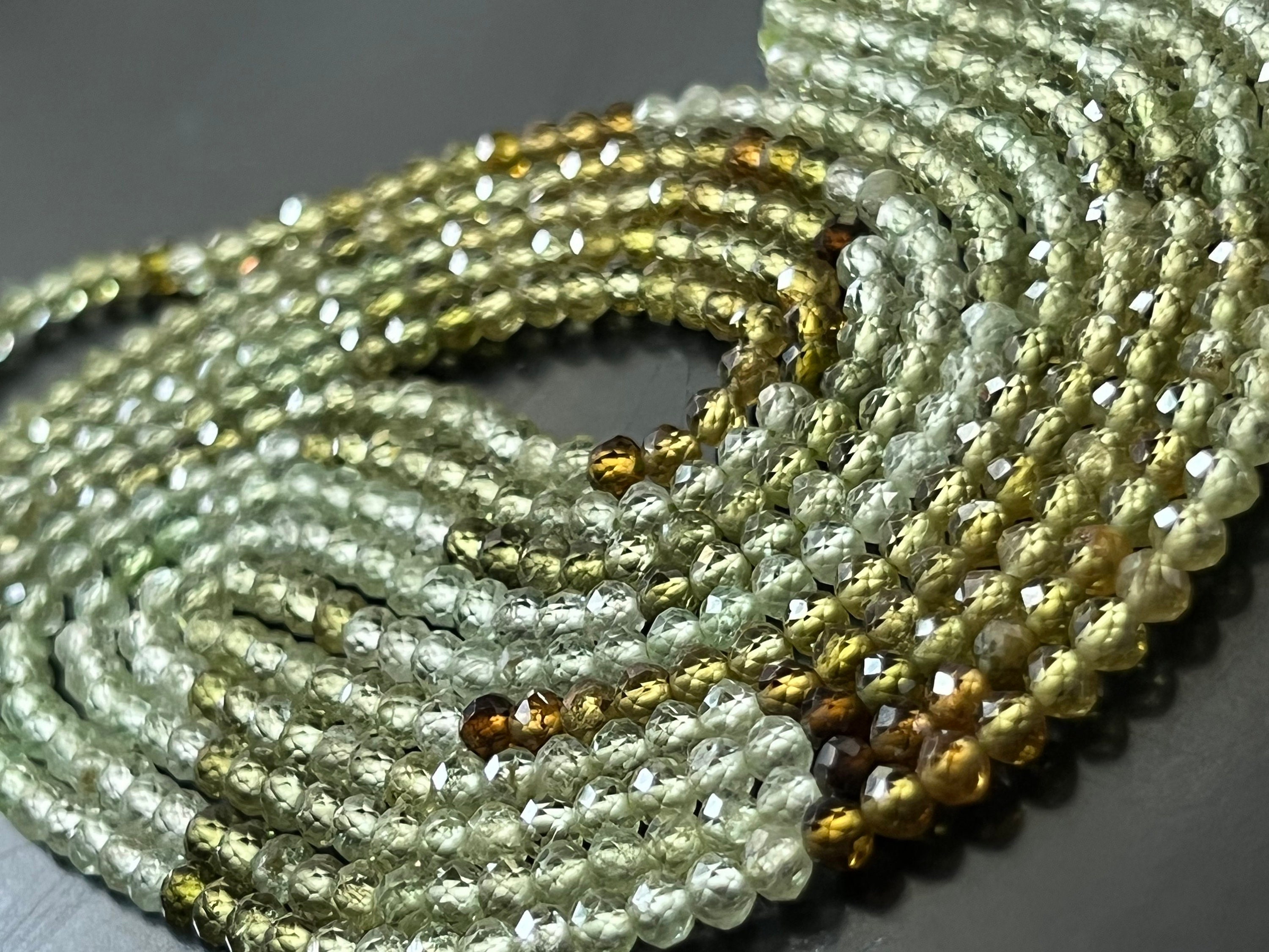 1/2 Strand Of Grossular Garnet Rounds