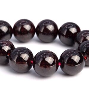 12mm Garnet Beads Grade Aa Genuine Natural Indian Gemstone Round Loose Beads 15"/7.5"/4" Bulk Lot 1,3,5,10 And 50 (103355)