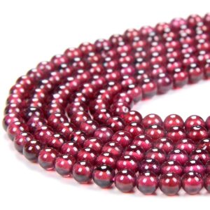 2mm Natural Red Garnet Gemstone Grade Aaa Round Loose Beads 15 Inch Full Strand (80016579-p63)