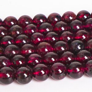 3-4mm Garnet Beads Grade Aa Genuine Natural Brazil Gemstone Full Strand Round Loose Beads 15" Bulk Lot 1,3,5,10 And 50 (103827-977)