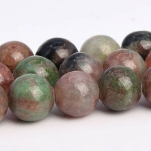 6mm Red & Green Garnet Beads Grade Aaa Genuine Natural Gemstone Full Strand Round Loose Beads 15" Bulk Lot 1,3,5,10 And 50 (103666-941)