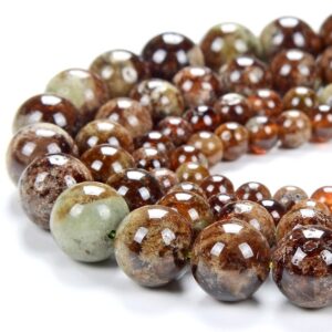 Natural Green Garnet Gemstone Round 6mm 8mm 10mm Loose Beads Bulk Lot 1,2,6,12 And 50 (d289)