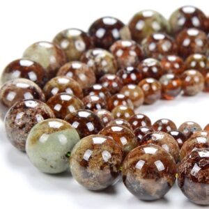 Natural Green Garnet Gemstone Round 5mm 6mm 7mm 8mm 9mm 10mm Loose Beads (d269)