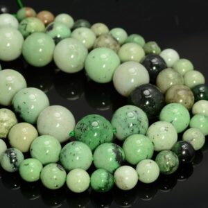 Natural Green Grossular Garnet Gemstone Grade Aaa 6mm 8mm 10mm Round Loose Beads (a272)
