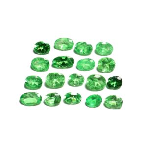 3.20 Carat Natural Tsavorite Garnet Faceted Cut Lot, Loose Gemstone, Tsavorite Garnet Cut Lot, January Birthstone, 5x2.50 To 3.50x2.50 Mm