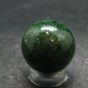 Gem Tsavorite Garnet Sphere Ball From Tanzania - 18.48 Grams - 0.8"