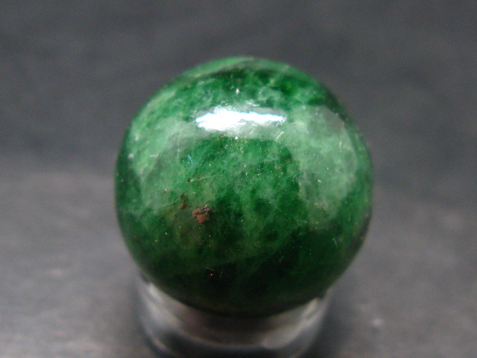 Gem Tsavorite Garnet Sphere Ball From Tanzania - 13.29 Grams - 0.8"