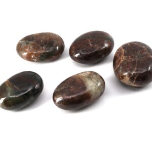 Green Garnet Pebble - Prosperity, Abundance, Attraction, Heart Chakra
