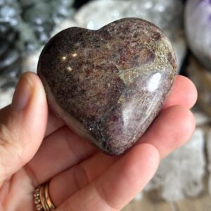 Garnet Heart, Garnet, Fossil, Minerals