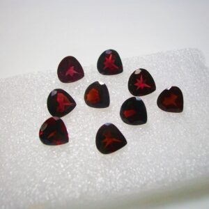 Natural Red Garnet Heart Faceted Gemstone,top Quality Garnet,garnet Gemstone,heart Gemstone Size 4x4 To 8x8 Mm,wedding,anniversary Gemstone